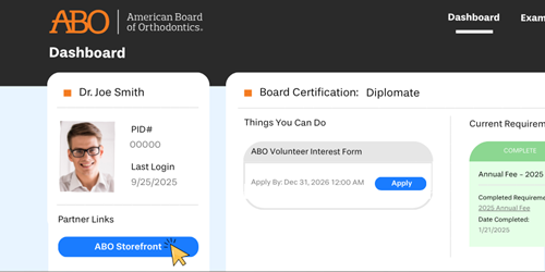 ABO storefront button
